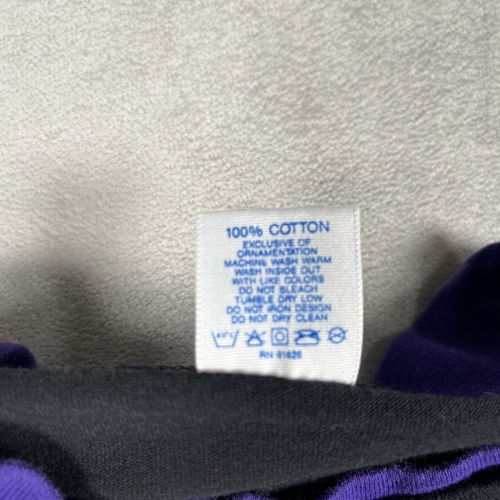 Vintage Goofy San Diego Velva Sheen Adult L Black/Purple 100% Cotton T-Shirt EUC - Picture 10 of 10